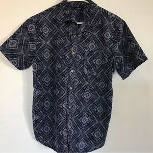 Luck Brand Blue & Purple Men’s Button Down Shirt